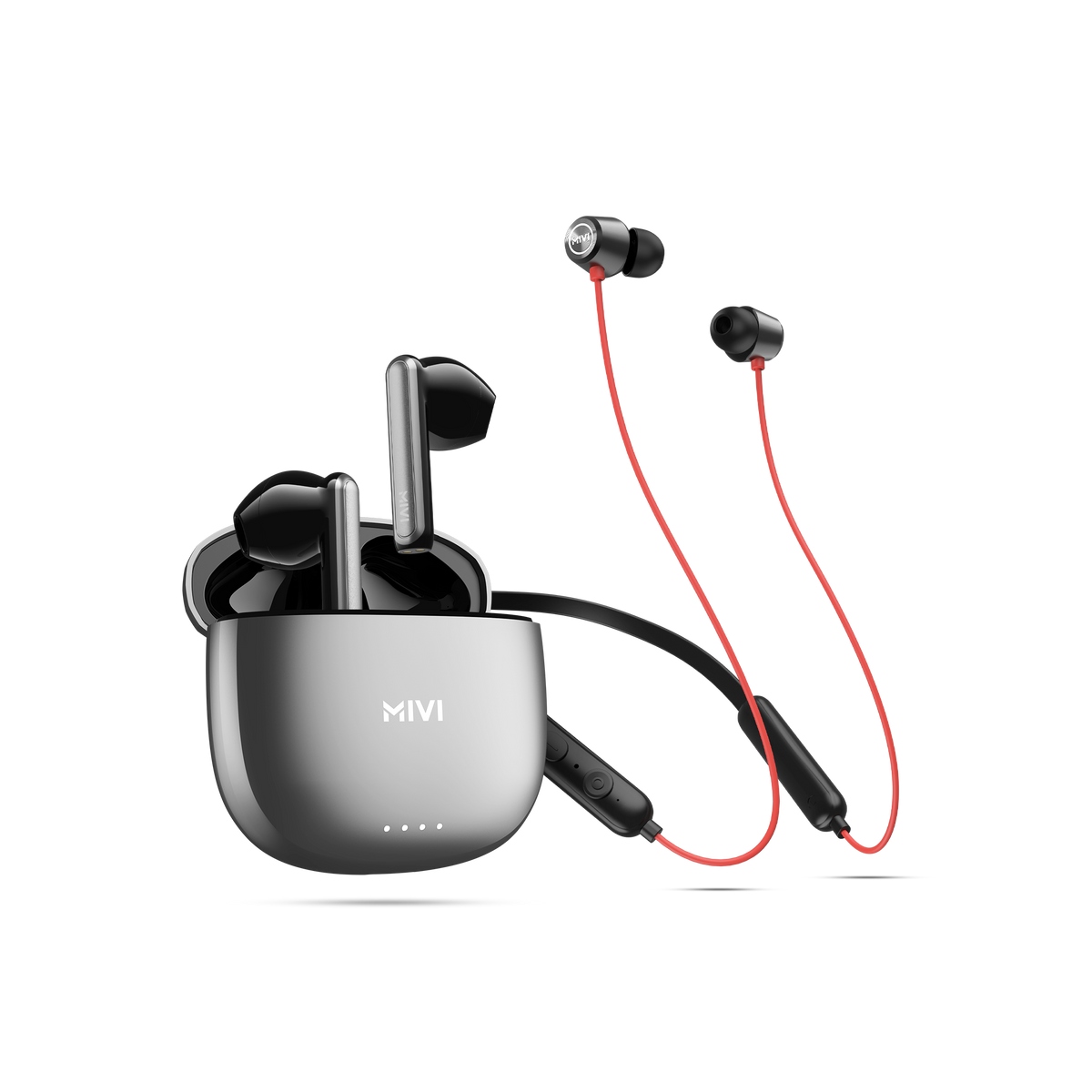 DuoPods A250 + Collar D25 Neckband Combo - MIVI