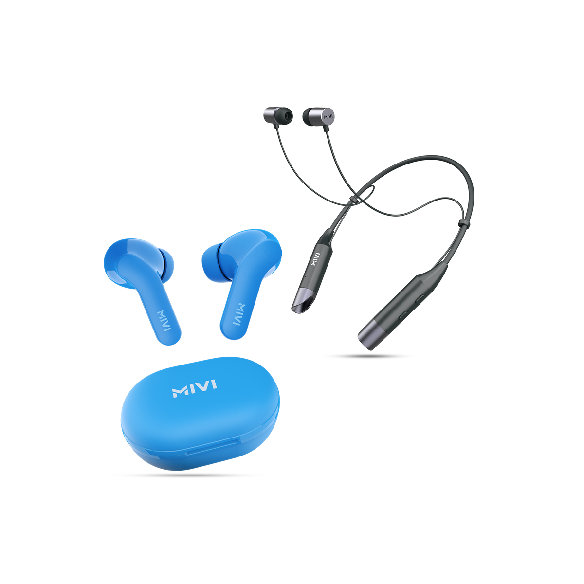 DuoPods A25 + Collar Neckband Combo - MIVI