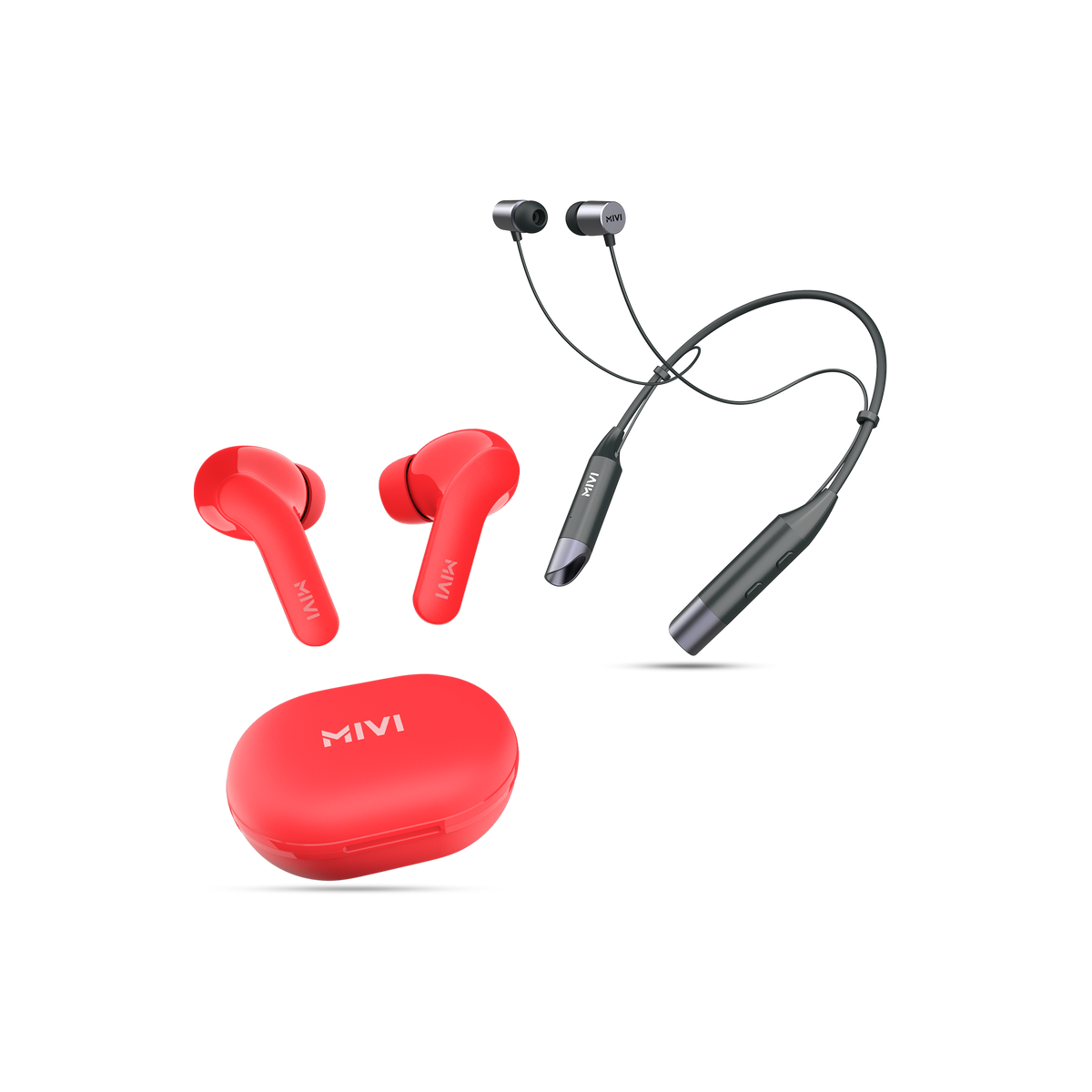 DuoPods A25 + Collar Neckband Combo - MIVI