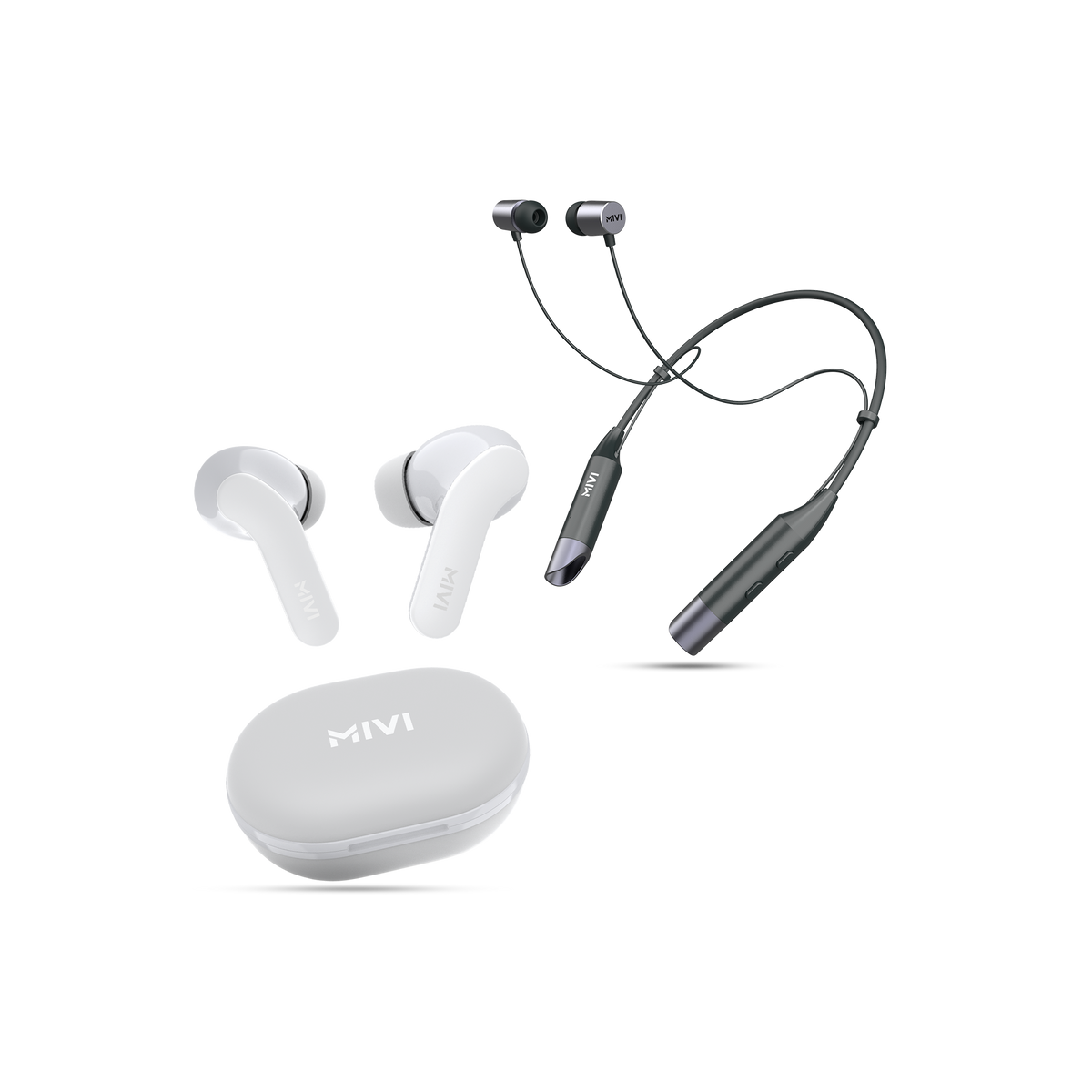 DuoPods A25 + Collar Neckband Combo - MIVI