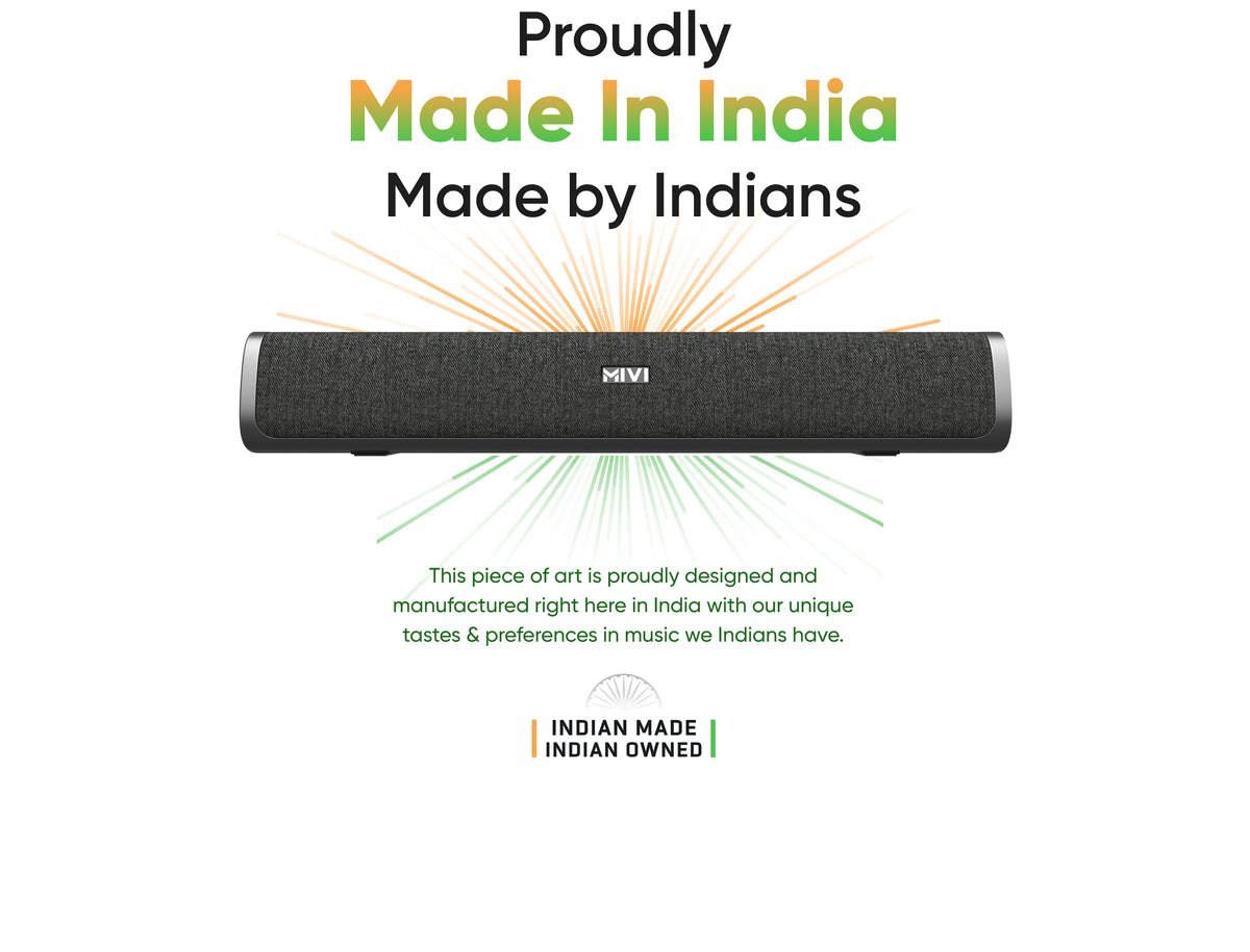 Proudly Made in India Made by Indians - This piece of art is proudly designed and manufactured right here in India with our unique tastes & preferences in music we Indians have.