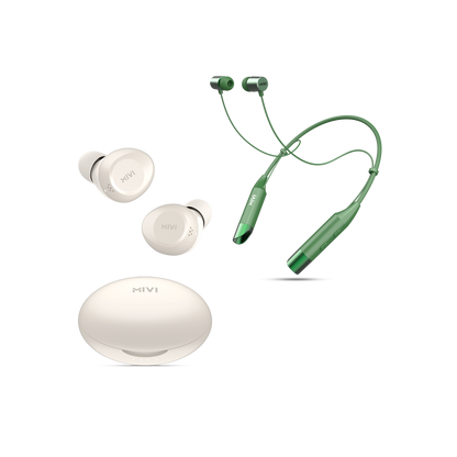 DuoPods M30 + Collar Neckband Combo - MIVI