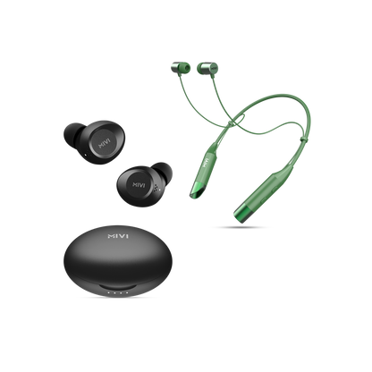 DuoPods M30 + Collar Neckband Combo - MIVI