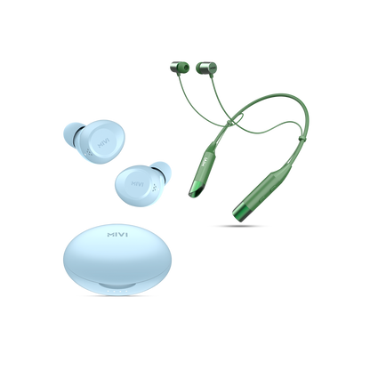 DuoPods M30 + Collar Neckband Combo - MIVI