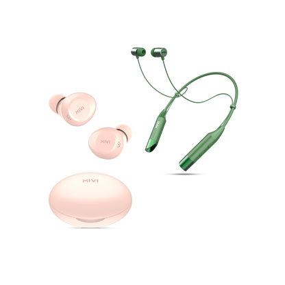DuoPods M30 + Collar Neckband Combo - MIVI
